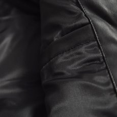 画像4: Calvin Klein PU Leather Puffer Jacket - Black (4)