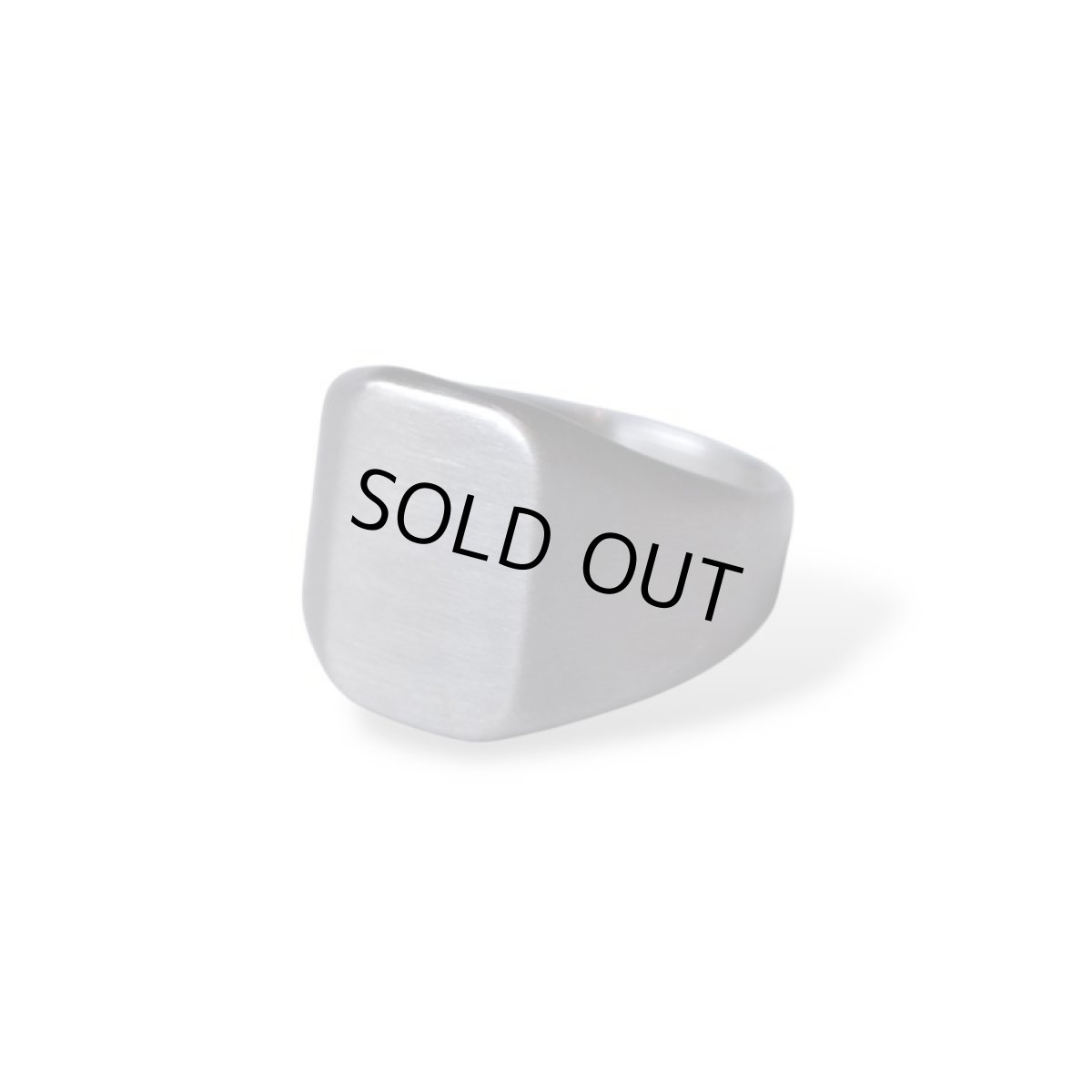 画像1: Square Stand Ring - Silver (1)