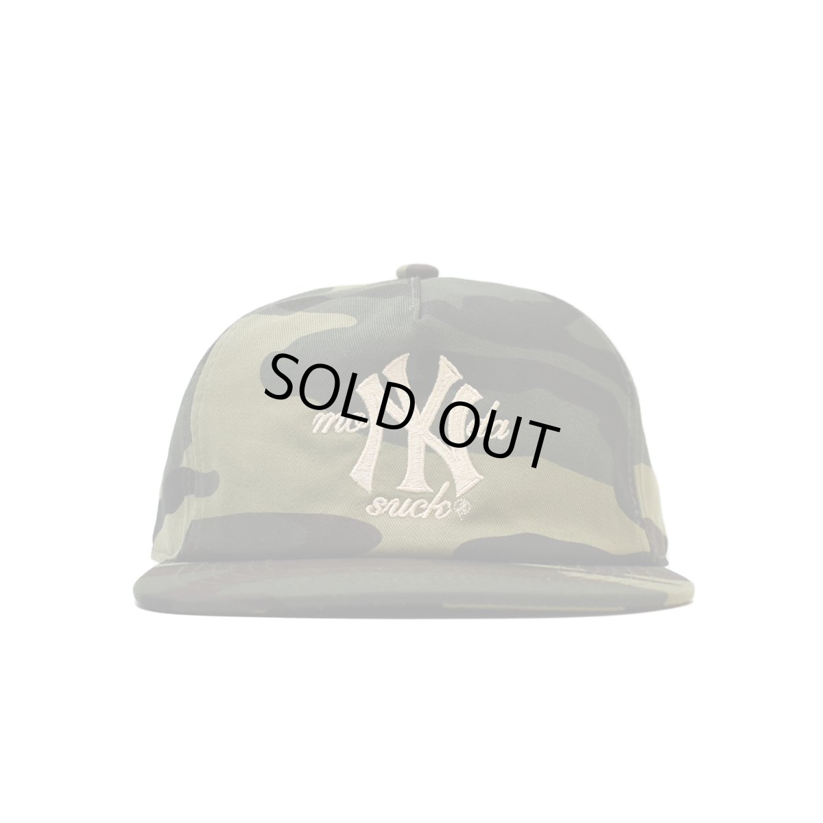 画像1: Mondaysuck NYC Hat - Green Camo (1)