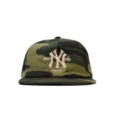 画像1: Mondaysuck NYC Hat - Green Camo (1)