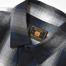 画像2: FB County L/S Checker Flannel Shirts - Royal/Grey/White (2)