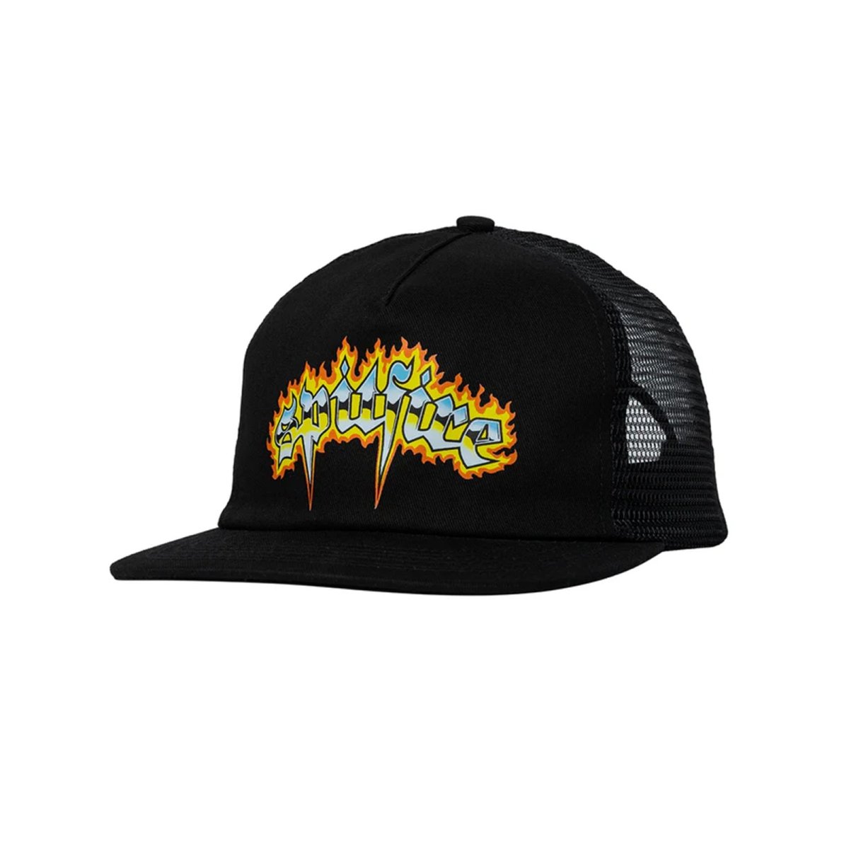 画像1: Spitfire Chrome Venom Snapback Hat - Black (1)