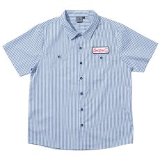 画像1: Spitfire Chrome Venom Custom S/S Work Shirts - Light Blue / Navy (1)