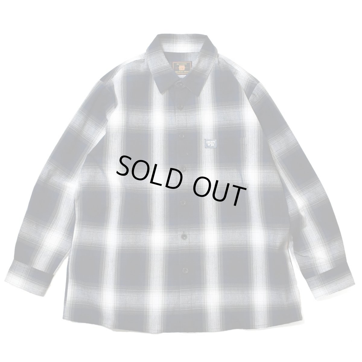 画像1: FB County L/S Checker Flannel Shirts - Royal/Grey/White (1)