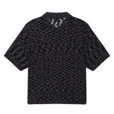 画像2: OBEY Andre Polo Sweater - Black Faded Wash (2)