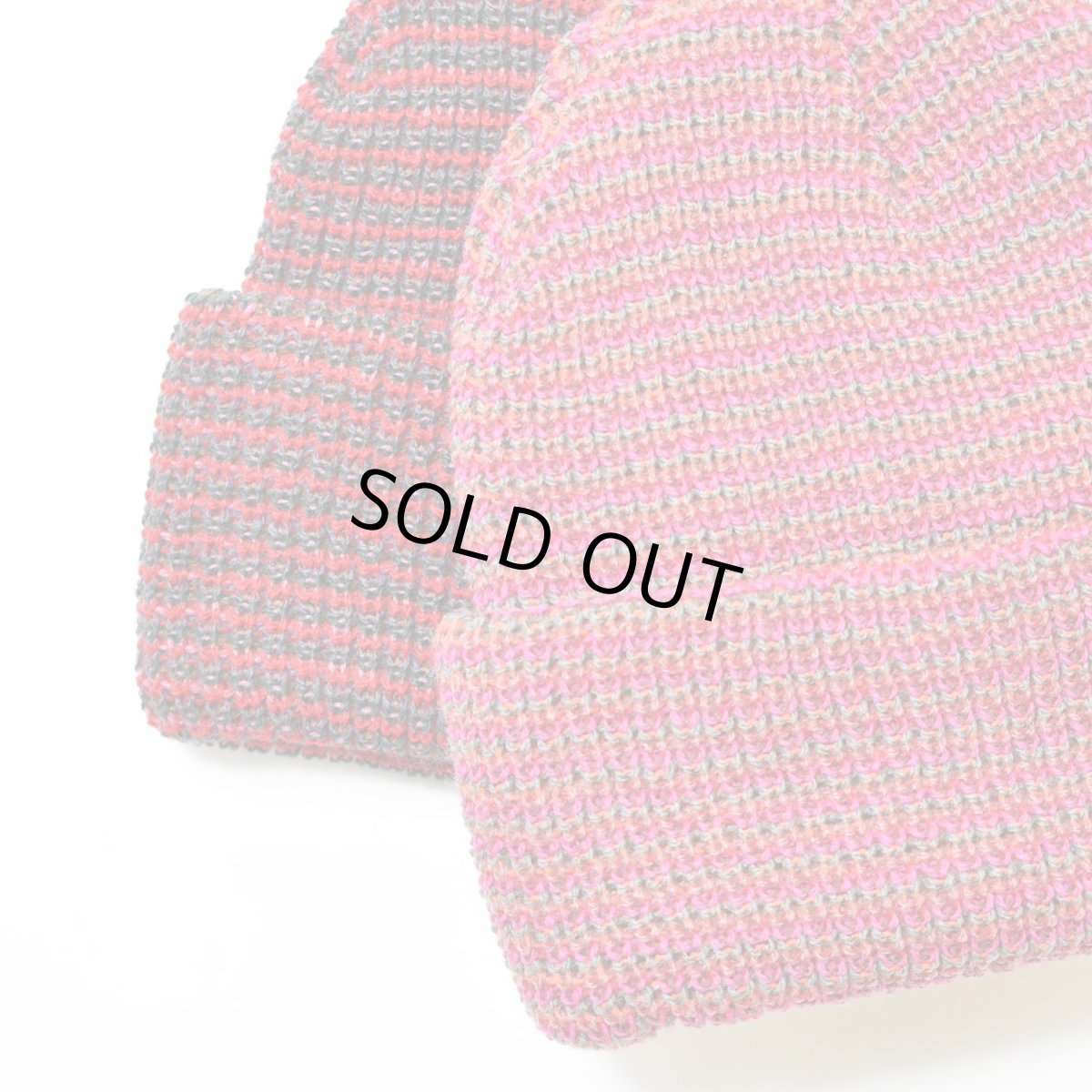 画像2: Artex Knitting Mills Cuff Beanie - Pink / Red (2)