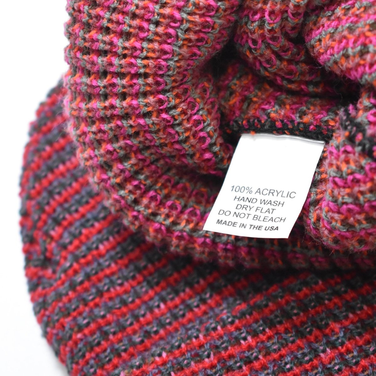 画像3: Artex Knitting Mills Cuff Beanie - Pink / Red (3)