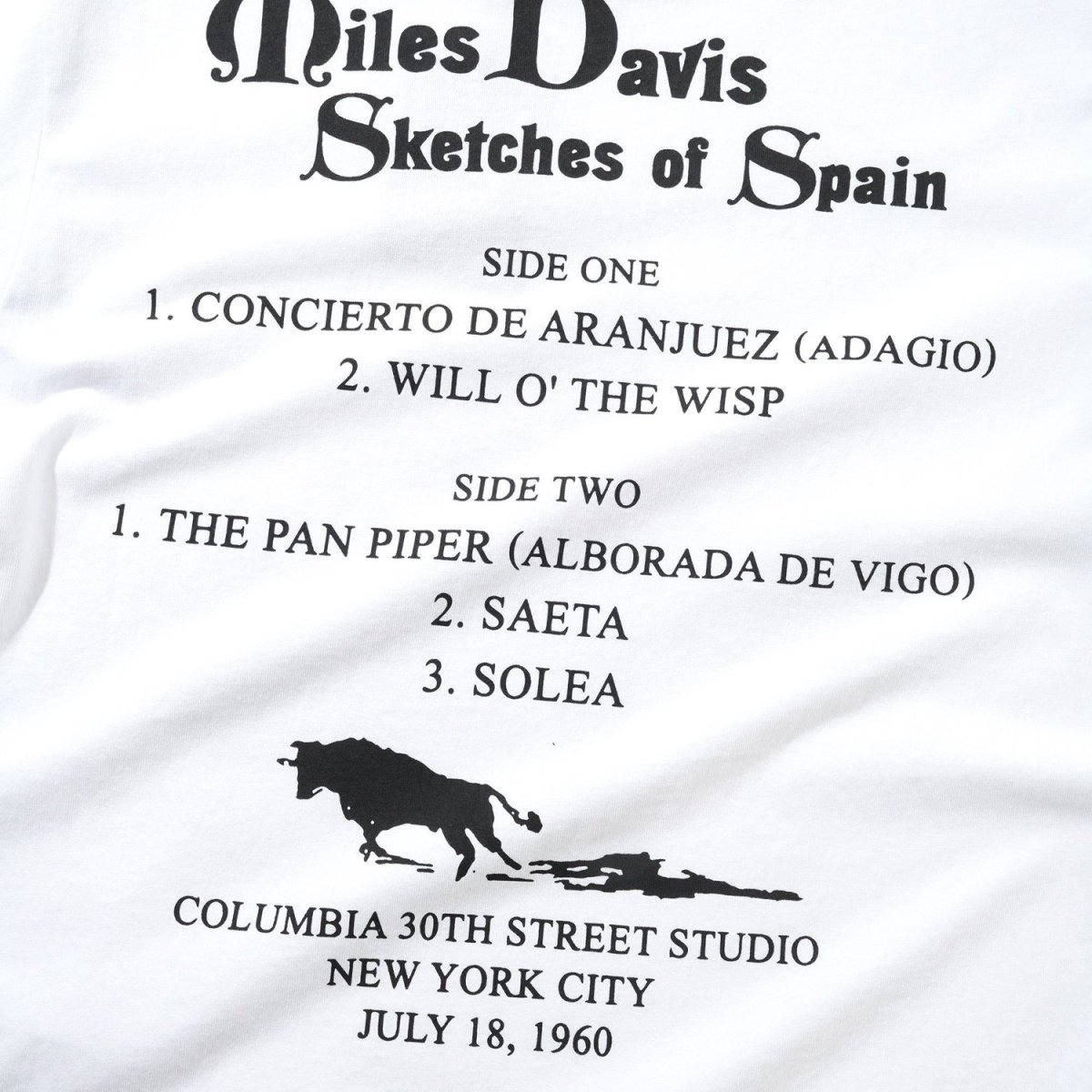 画像4: Butter Goods x Miles Davis Sketches of Spain Tee - White (4)