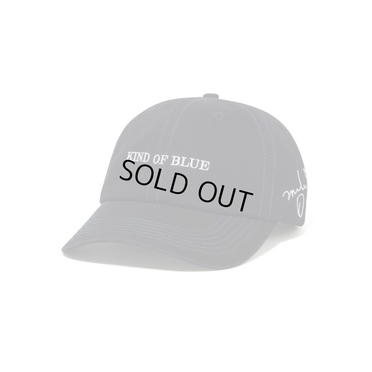 画像1: Butter Goods x Miles Davis Kind Of Blue 6panel Cap - Black (1)