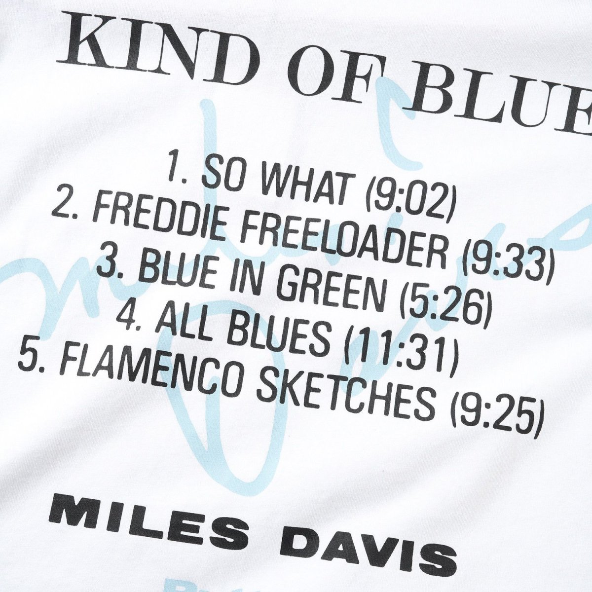 画像4: Butter Goods x Miles Davis Kind Of Blue Tee - White (4)