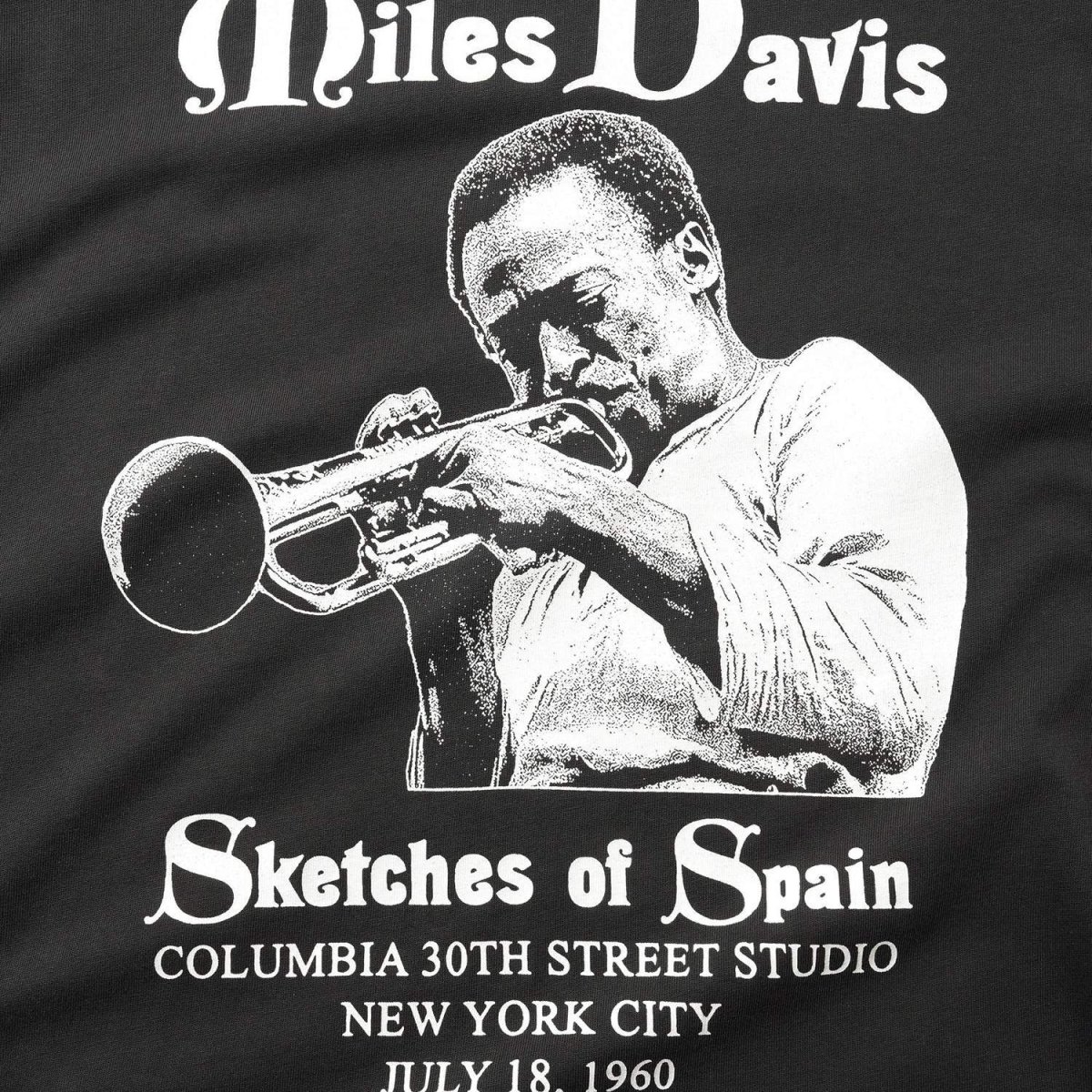 画像3: Butter Goods x Miles Davis Sketches of Spain Tee - Washed Black (3)