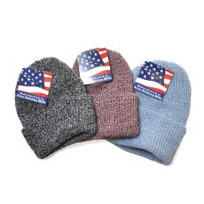 画像1: Artex Knitting Mills Marled Cuff Beanie (1)