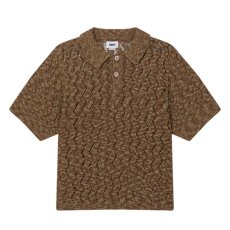 画像1: OBEY Andre Polo Sweater - Toffee Brown (1)