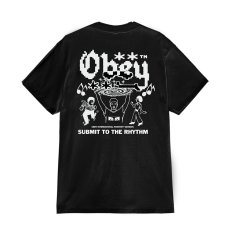 画像2: OBEY Submit To The Rhythm - Black Faded Wash (2)