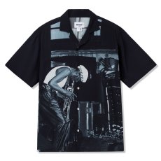 画像1: Butter Goods x Miles Davis Savoy Rayon S/S Shirts - Black (1)