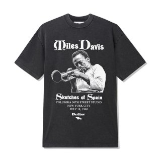 Butter Goods Kind Of Blue Tシャツ 半袖 White Black 送料込み Butter Goods BUTTER GOODS x Miles Davis Kind Of Blue Tシャツ