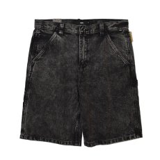 画像1: Vans Drill Chore Loose Denim 22'' Shorts - Stonewash Black (1)