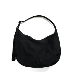 画像1: BAGGU Large Nylon Crescent Bag - Black (1)