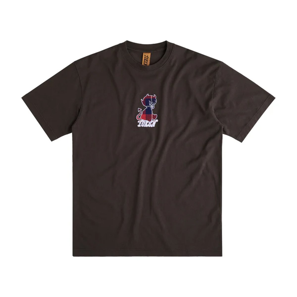 画像1: Token Plaid Baby Devil Tee - Chocolate (1)