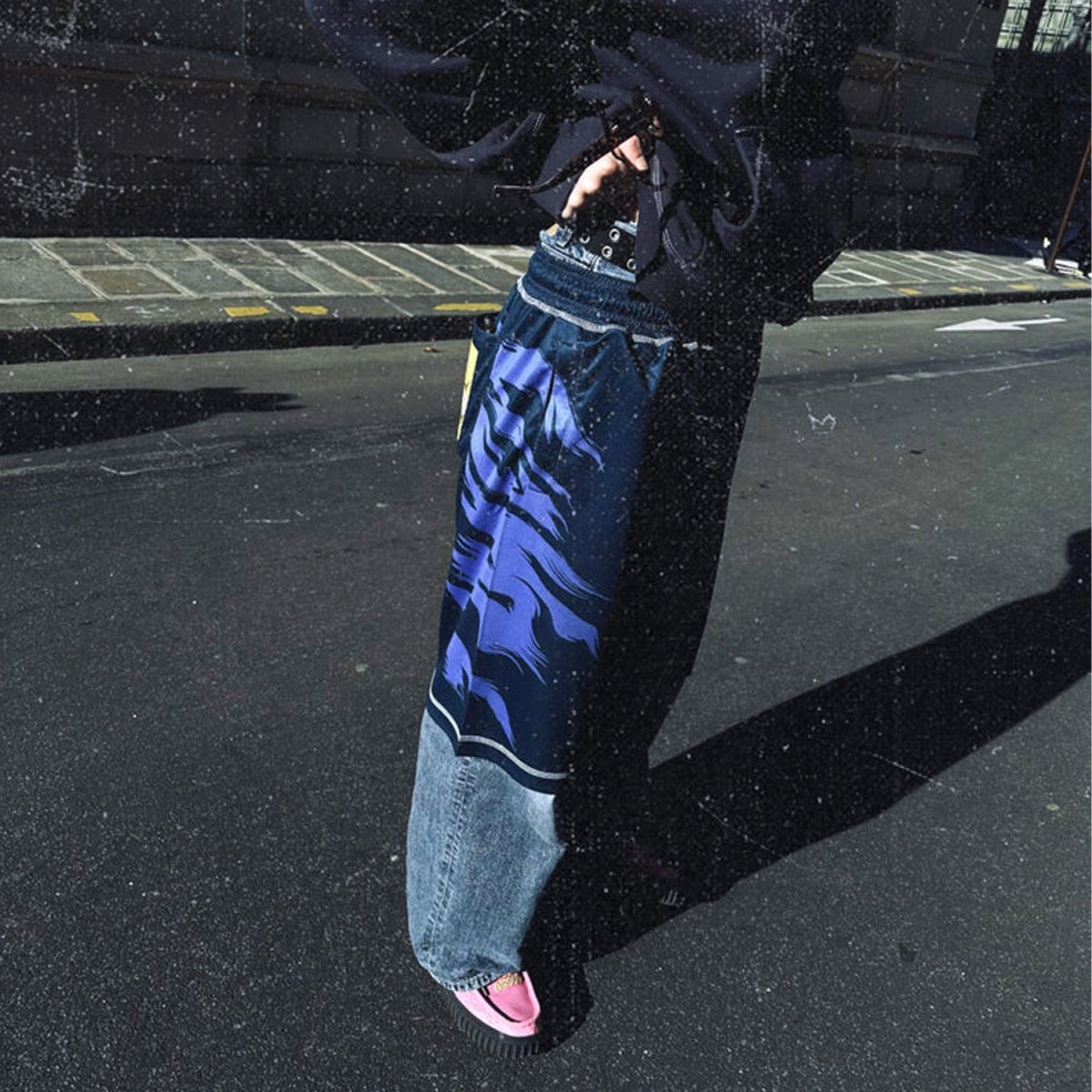 画像5: Token Dazed Mesh Shorts - Dark Teal Multi (5)