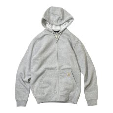 画像1: Carhartt USA K122 Loose Fit Midweight Full-Zip Sweatshirts - Heather Grey (1)