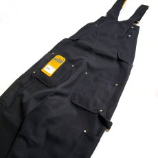 画像4: Carhartt USA Relaxed Fit Duck Bib Overall - Black (4)