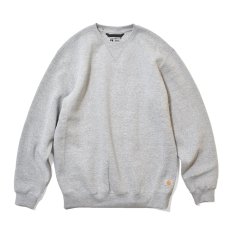 画像1: Carhartt USA K124 Loose Midweight Crewneck Sweatshirts - Heather Grey (1)