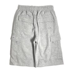 画像2: PRO CLUB Fleece Cargo Shorts - Heather Grey (2)