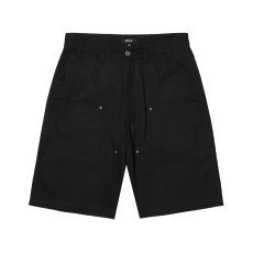 画像1: HUF  Classic H Double Knee Work Shorts - Black (1)