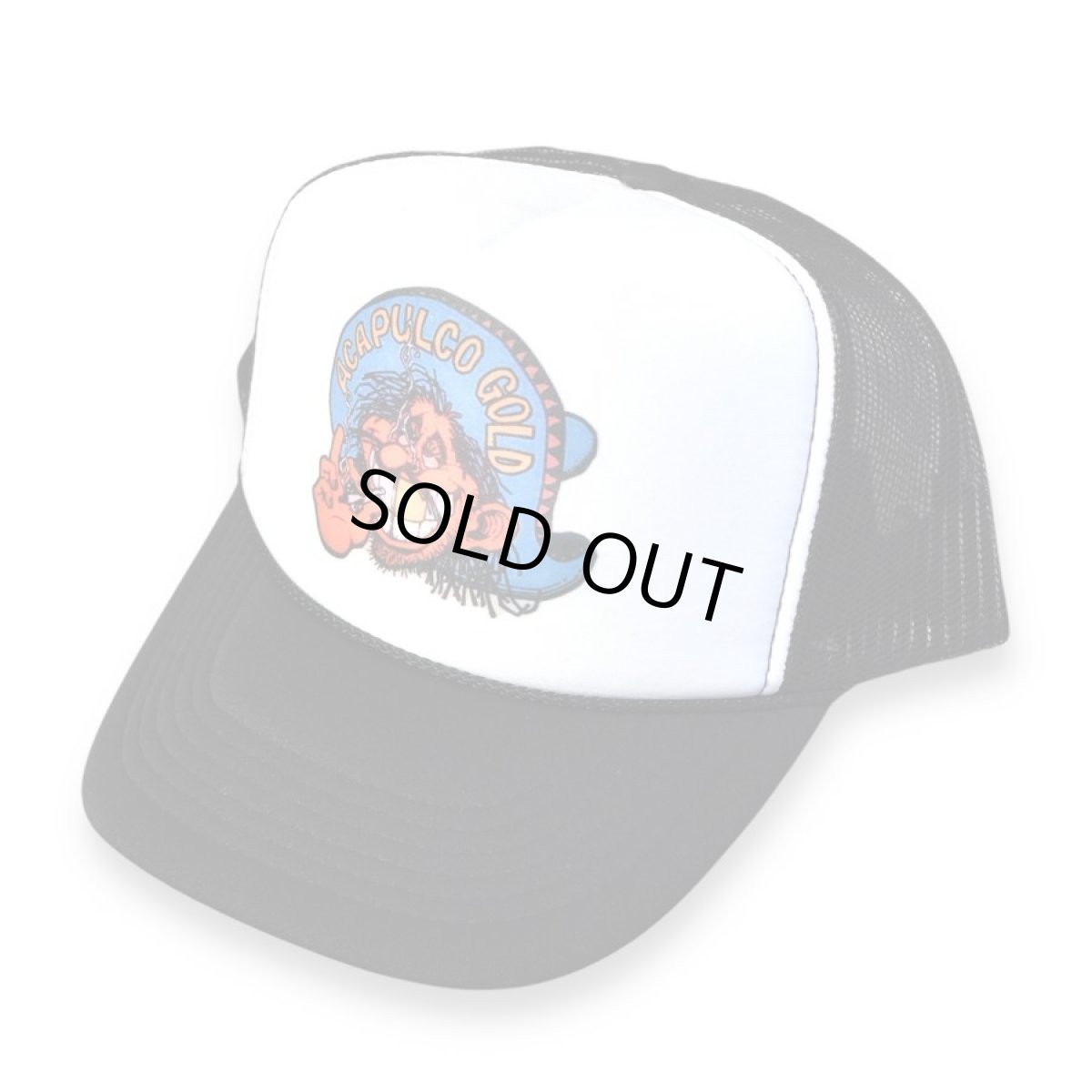 画像1: Trucker Hat USA Acapulco Gold - Black (1)