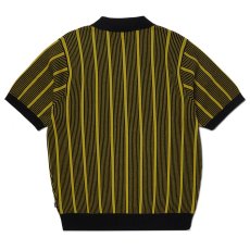 画像2: HUF Trace Stripe S/S Knit Top - Moss (2)