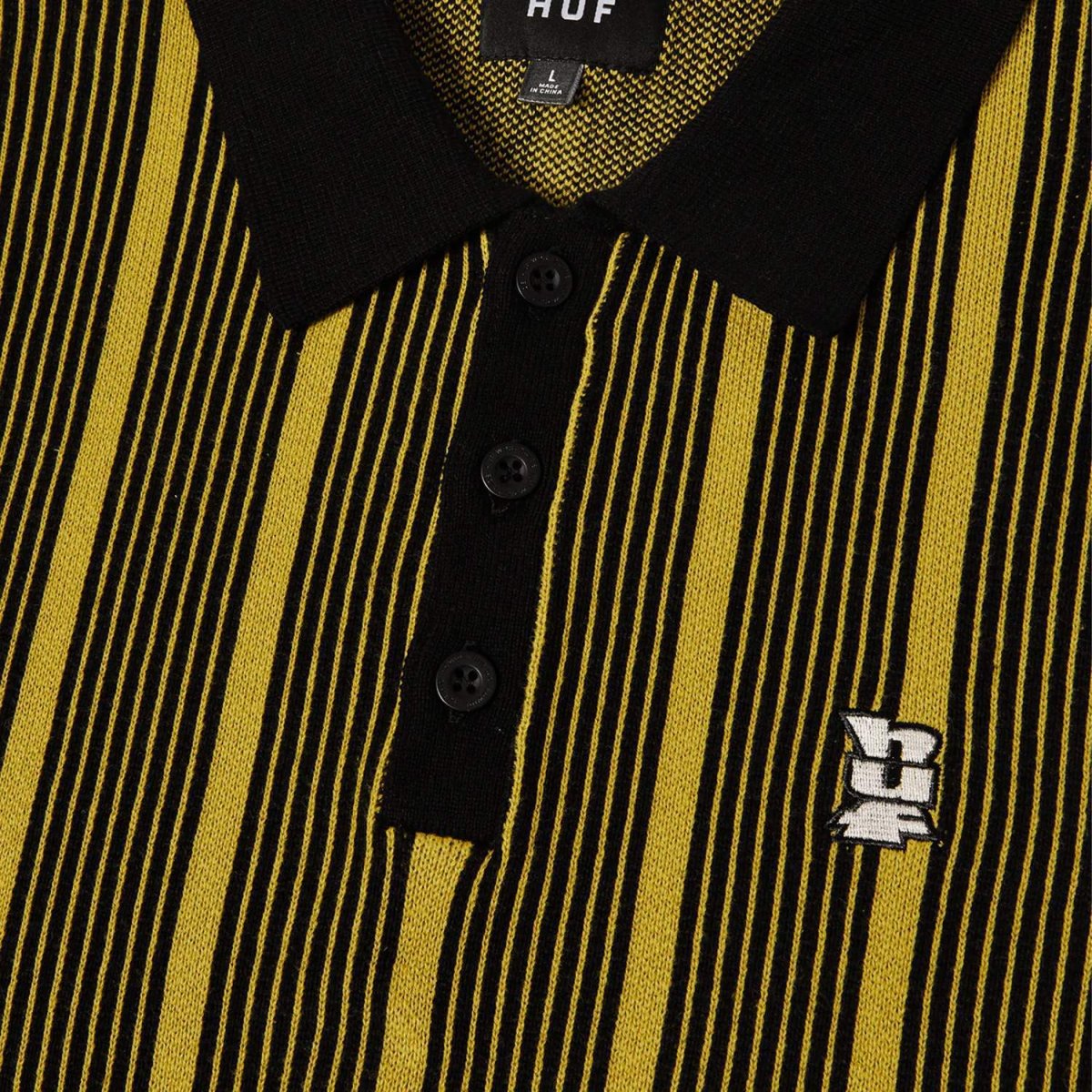 画像3: HUF Trace Stripe S/S Knit Top - Moss (3)