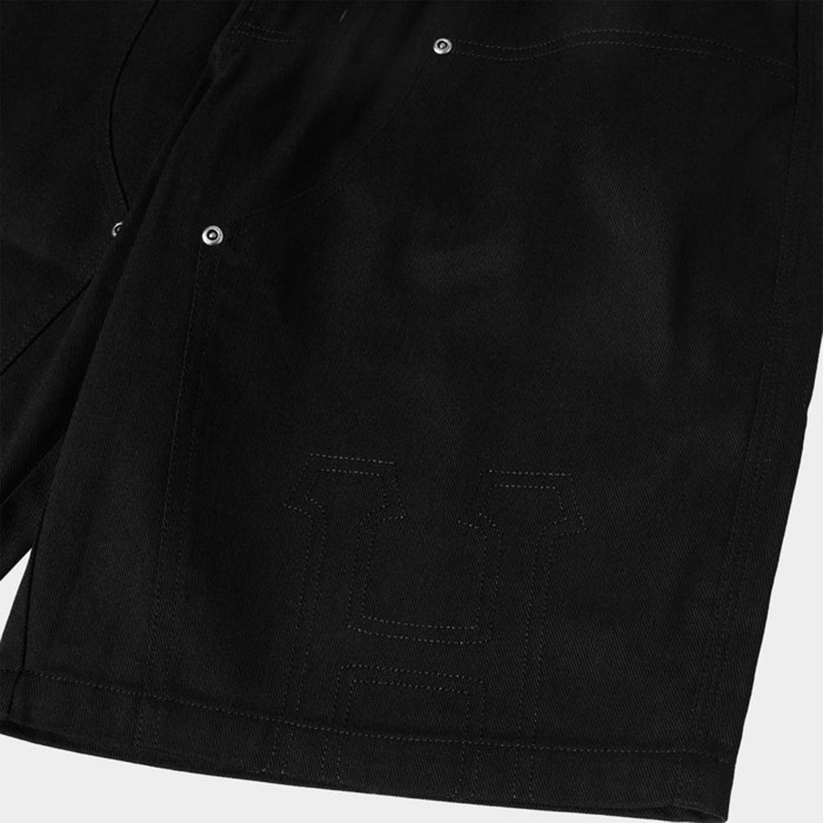 画像3: HUF  Classic H Double Knee Work Shorts - Black (3)