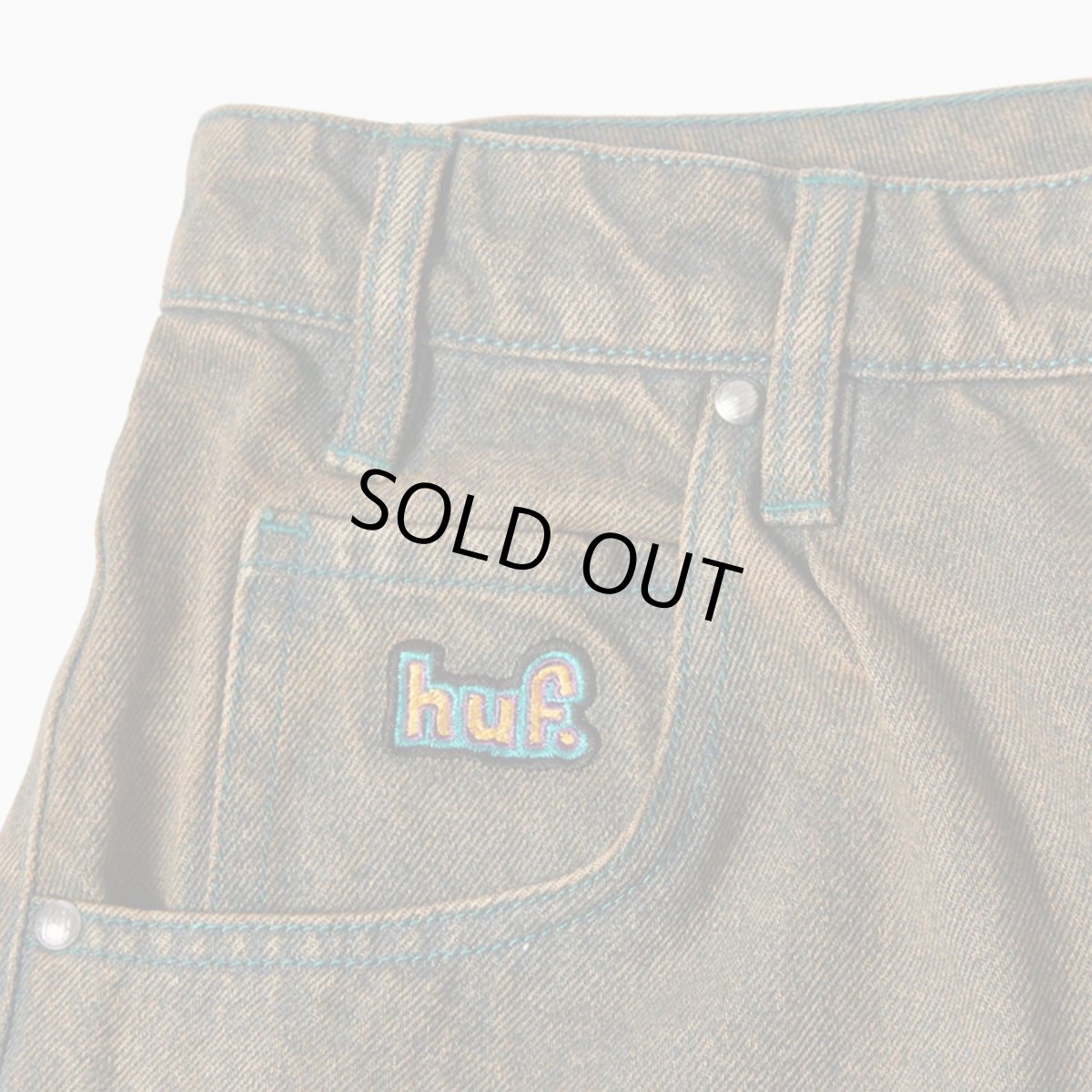 画像3: HUF Cromer Shorts - Burnt Blue (3)