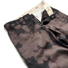 画像4: Custom Dickies Brush Bleach Double Knee Work Pants - Brown/Black (4)