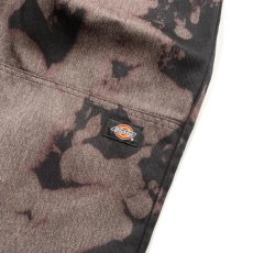 画像6: Custom Dickies Brush Bleach Double Knee Work Pants - Brown/Black (6)