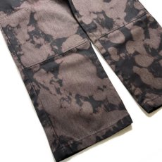 画像7: Custom Dickies Brush Bleach Double Knee Work Pants - Brown/Black (7)