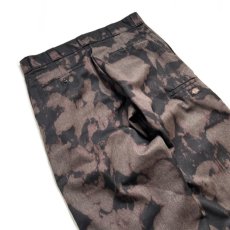 画像5: Custom Dickies Brush Bleach Double Knee Work Pants - Brown/Black (5)