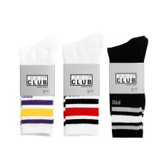 画像1: PRO CLUB Classic Stripe Crew Socks (1)