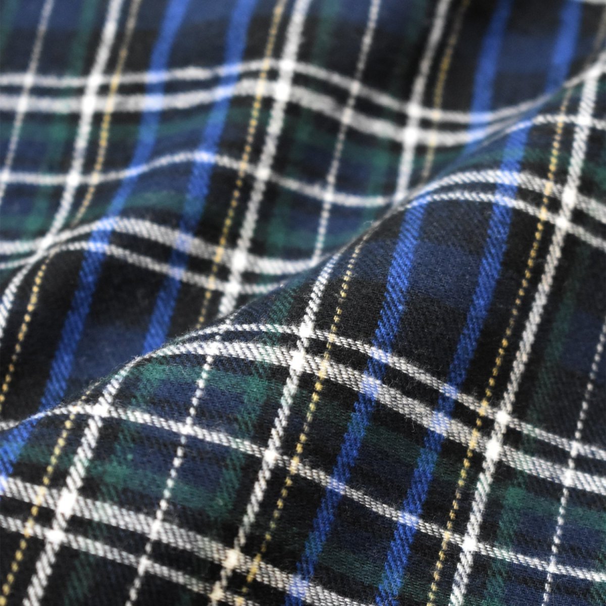 画像6: Los Angeles Apparel Cotton Flannel Lounge Pants - Black/Royal/Green Plaid (6)