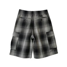 画像2: FB County Checker Cargo Shorts - Black/Grey (2)