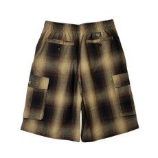 画像2: FB County Checker Cargo Shorts - Black/Tan (2)