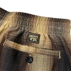 画像6: FB County Checker Cargo Shorts - Black/Tan (6)