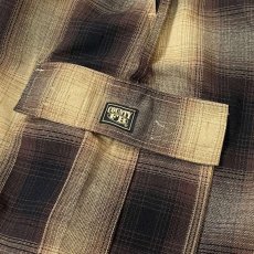 画像5: FB County Checker Cargo Shorts - Black/Tan (5)