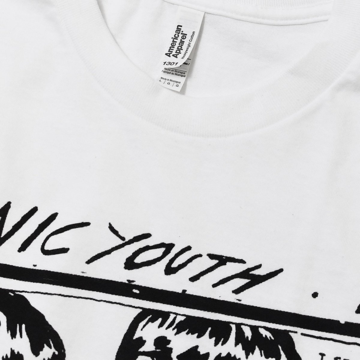 画像2: Sonic Youth S/S T-Shirts White (2)