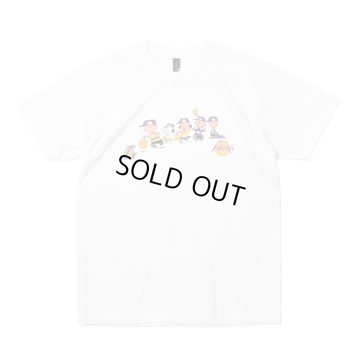 画像1: Snoopy LA Lakers S/S T-Shirts - White (1)