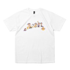 画像1: Snoopy LA Lakers S/S T-Shirts White (1)