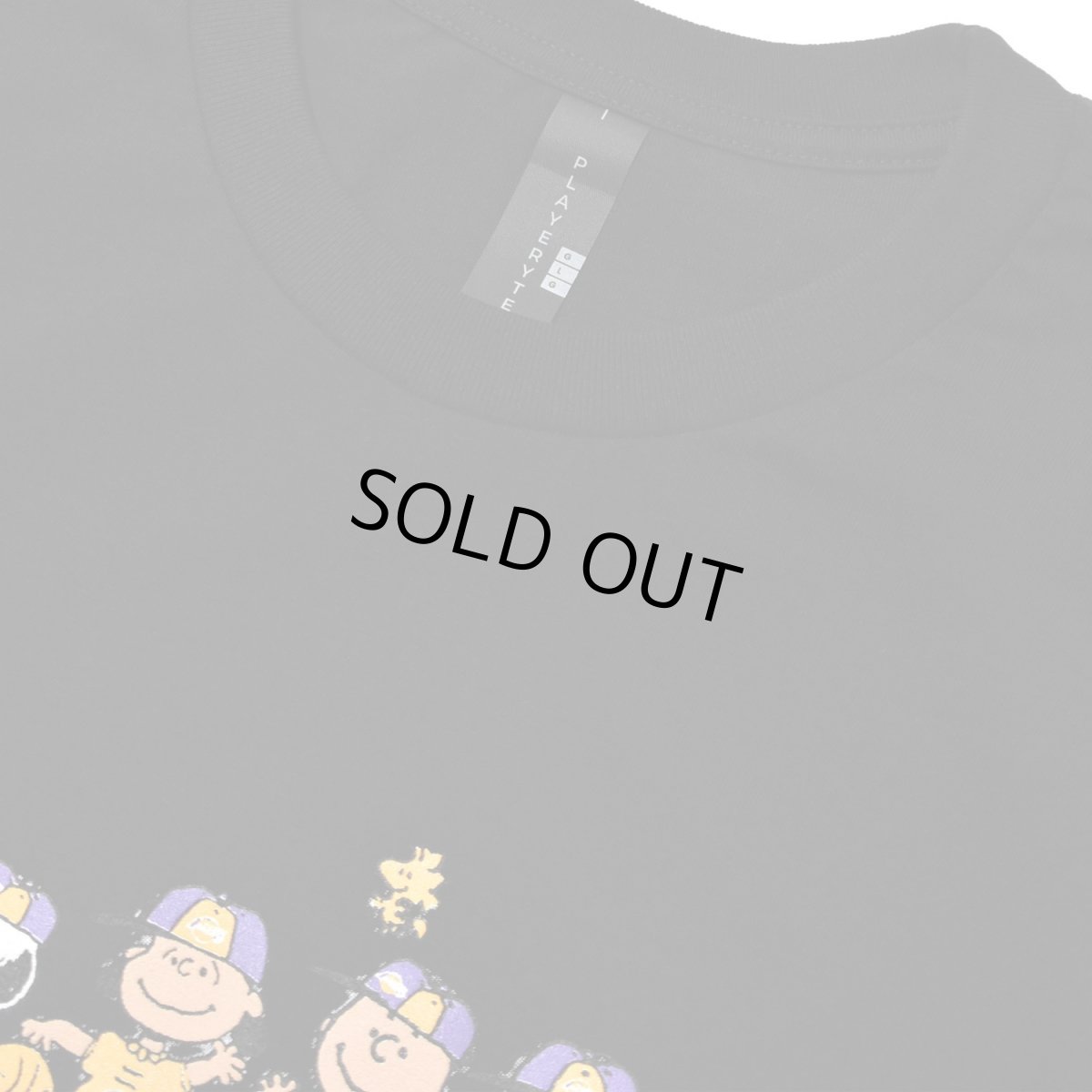 画像2: Snoopy LA Lakers S/S T-Shirts - Black (2)