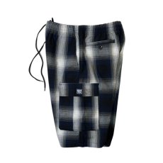 画像3: FB County Checker Cargo Shorts - Royal/Grey/White (3)
