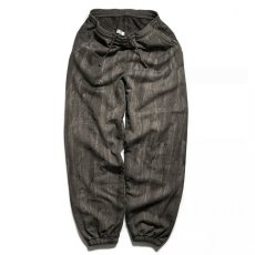 画像1: Los Angeles Apparel 14oz Drip Dye Heavy Fleece Pants - Black (1)